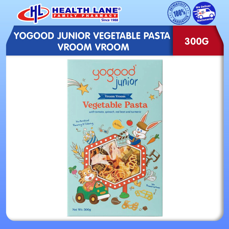 YOGOOD JUNIOR SAYUR PASTA - VROOM VROOM (300G)